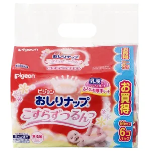 Pigeon Lotion Wipes 6 packs x 66 sheets