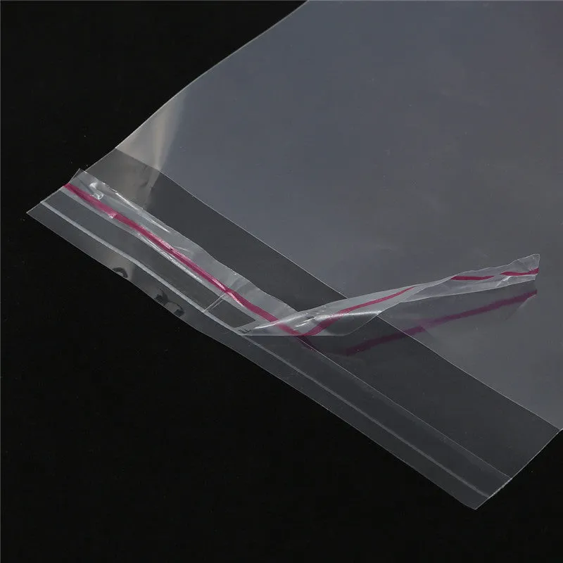 Polyprop Cellophane Selfseal Bags 18x14cm Punch Hanging Hole 100s