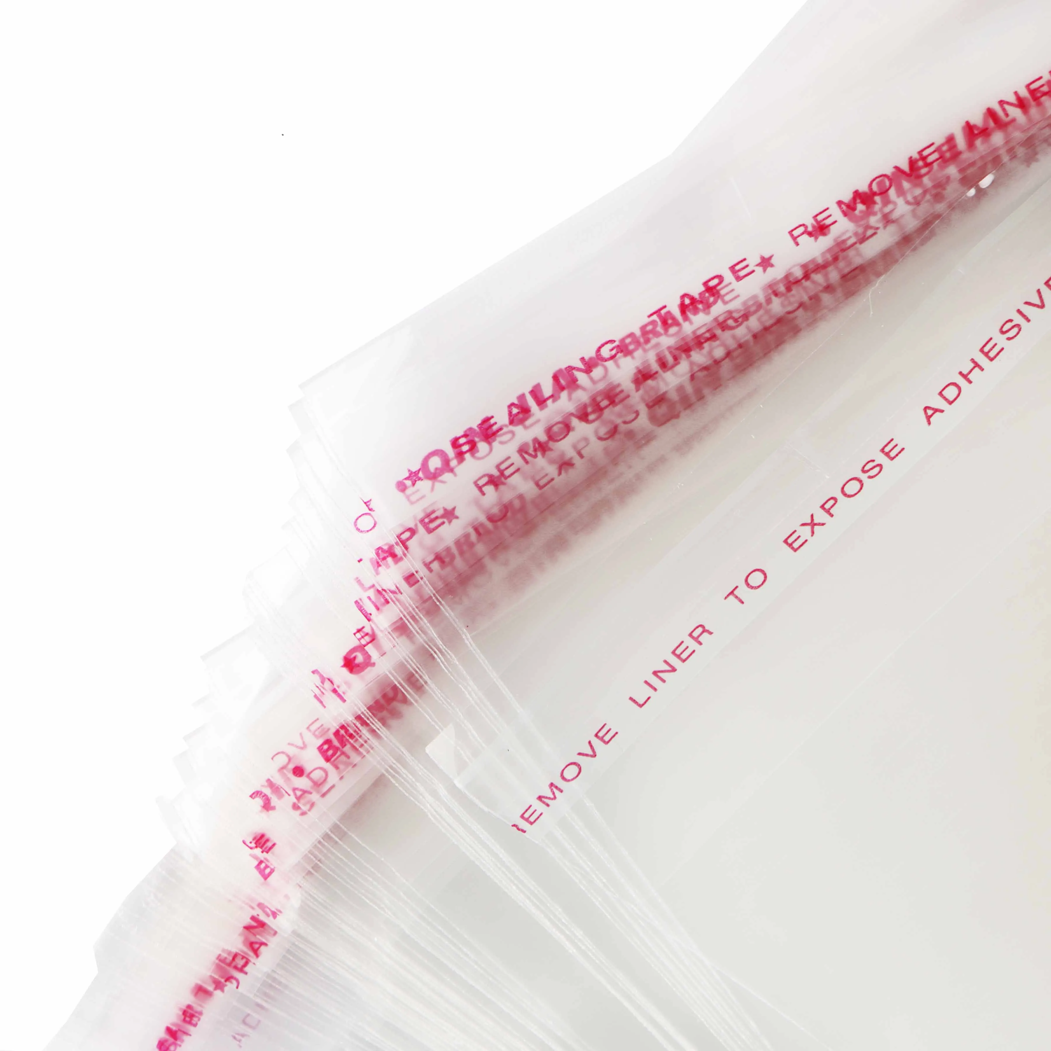 Polyprop Cellophane Selfseal Bags 18x14cm Punch Hanging Hole 100s