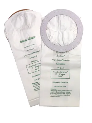 PRO TEAM BACKPACK VACUUM BAGS SUPER COACH/10QT 10 PK