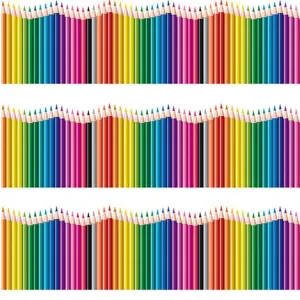 Rainbow Pencil Heaven Quilting Cotton