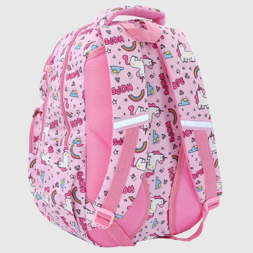 Rainbow Unicorns 18 Inches Backpack