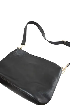 Red Current black leather bag