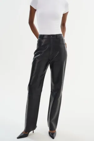 Shannon Leather Pant Black