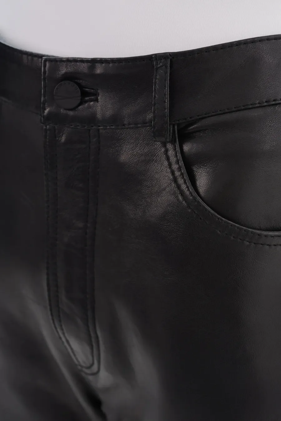 Shannon Leather Pant Black