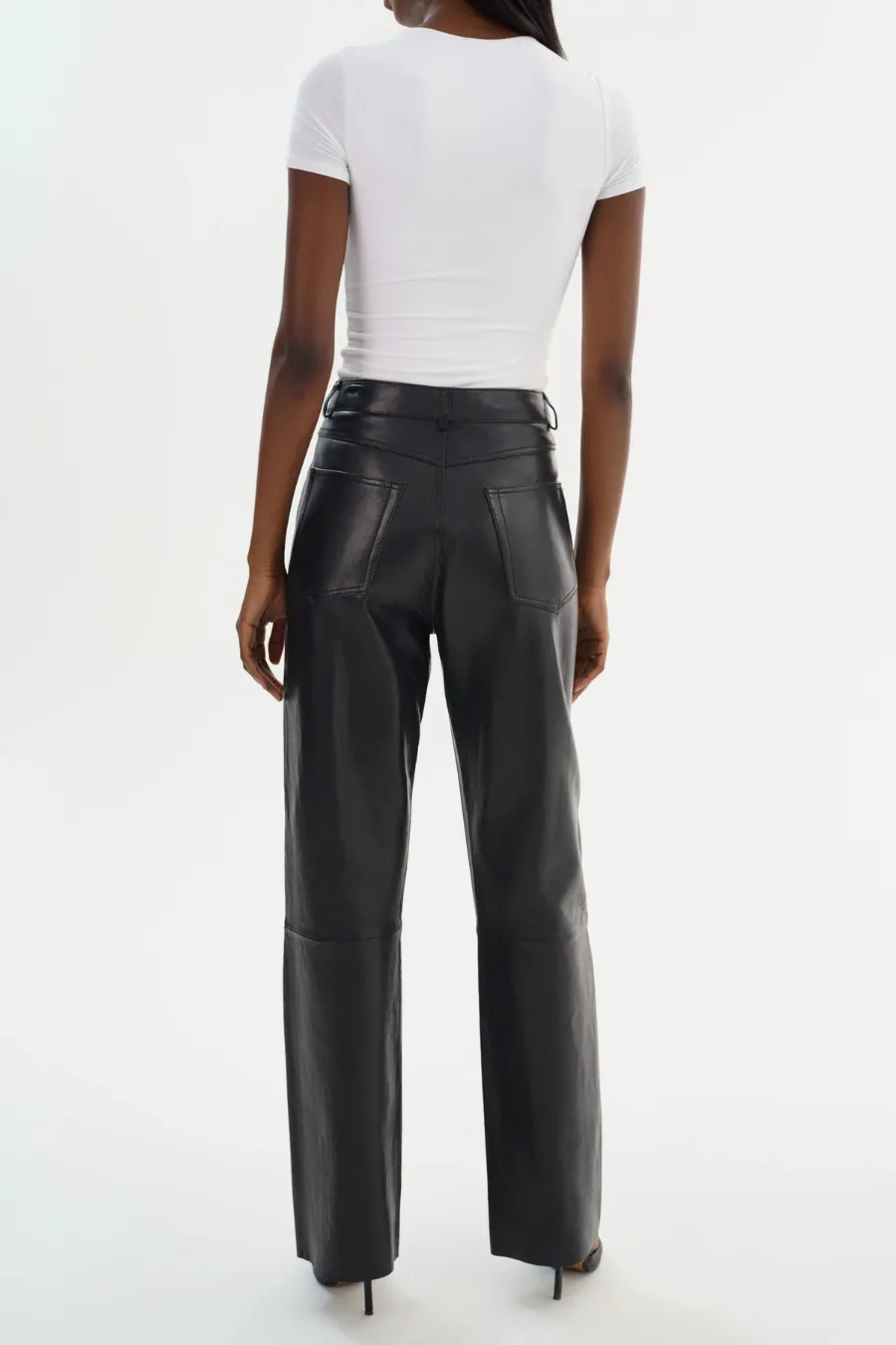 Shannon Leather Pant Black