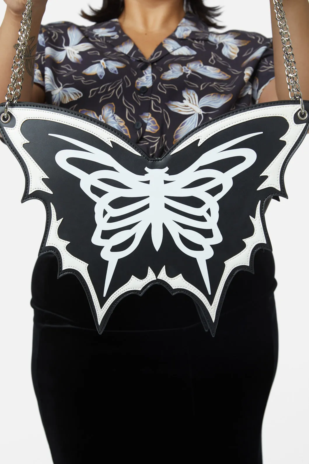 Skeleton Butterfly Bag
