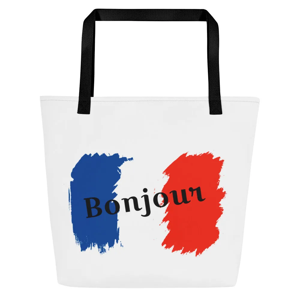 Snooty Fox Art Everyday Tote Bag - Bonjour