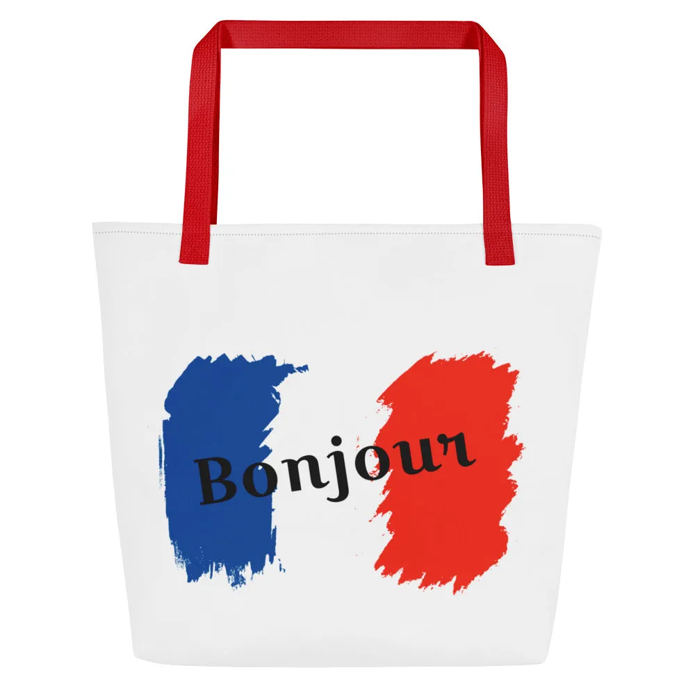 Snooty Fox Art Everyday Tote Bag - Bonjour
