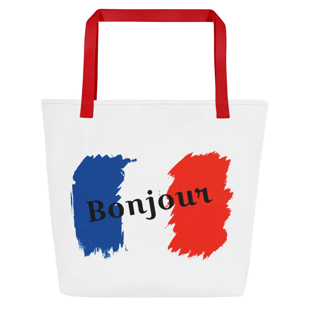 Snooty Fox Art Everyday Tote Bag - Bonjour