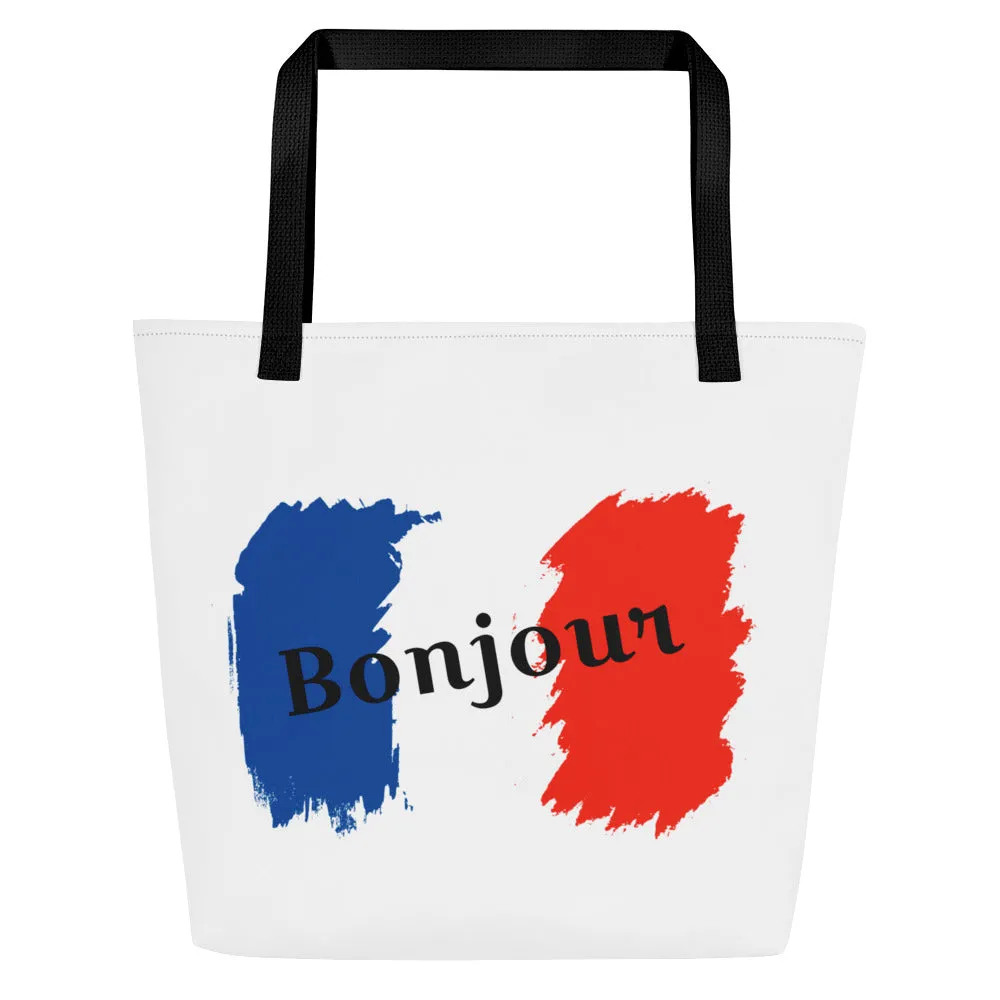 Snooty Fox Art Everyday Tote Bag - Bonjour