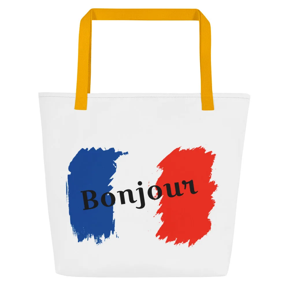 Snooty Fox Art Everyday Tote Bag - Bonjour