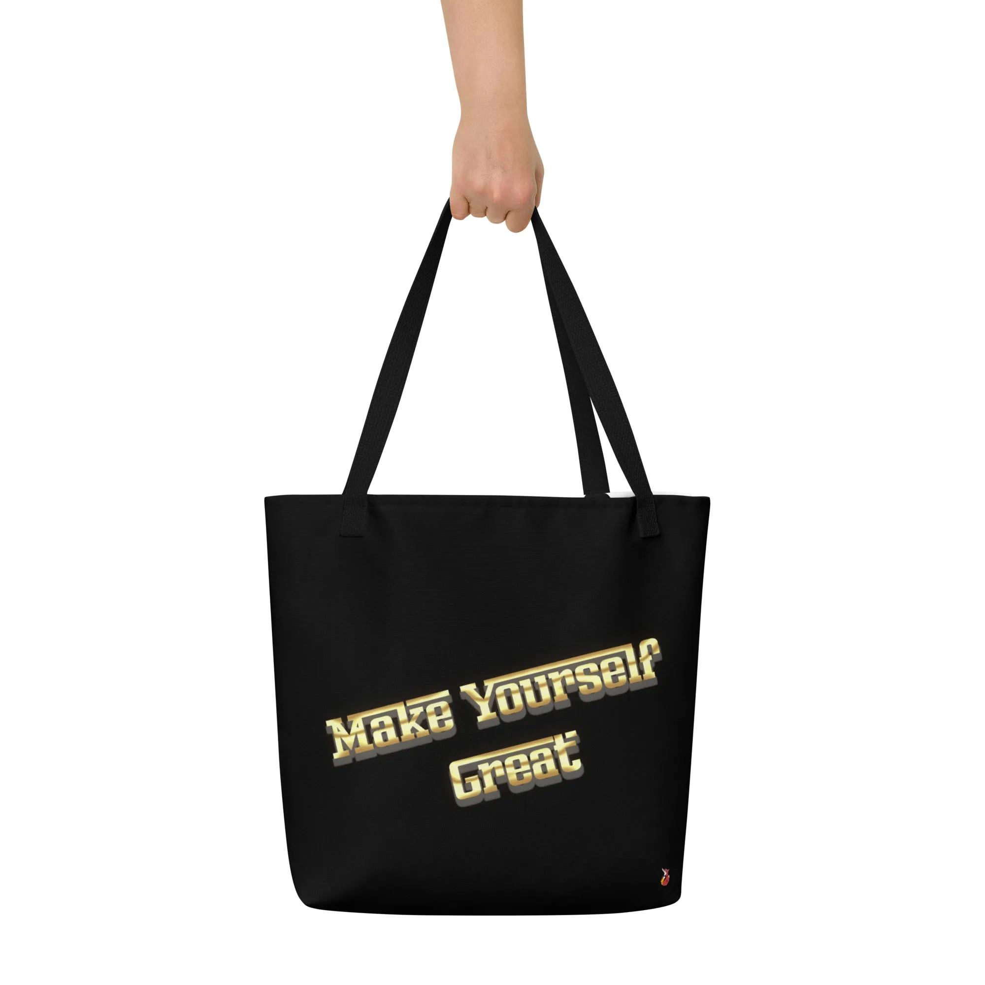 Snooty Fox Art Everyday Tote Bag - Make Yourself Great