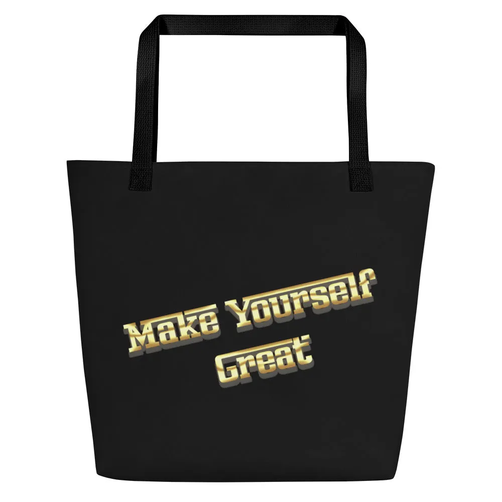 Snooty Fox Art Everyday Tote Bag - Make Yourself Great