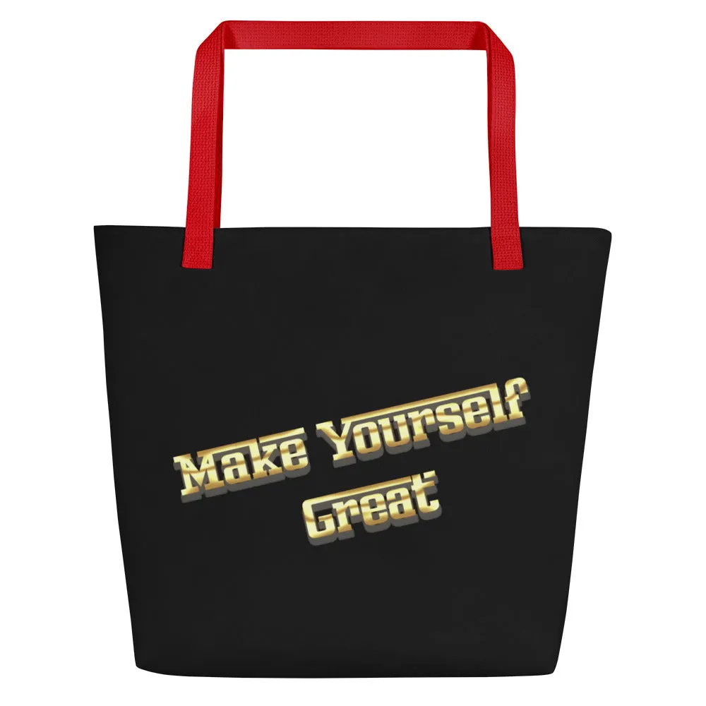 Snooty Fox Art Everyday Tote Bag - Make Yourself Great