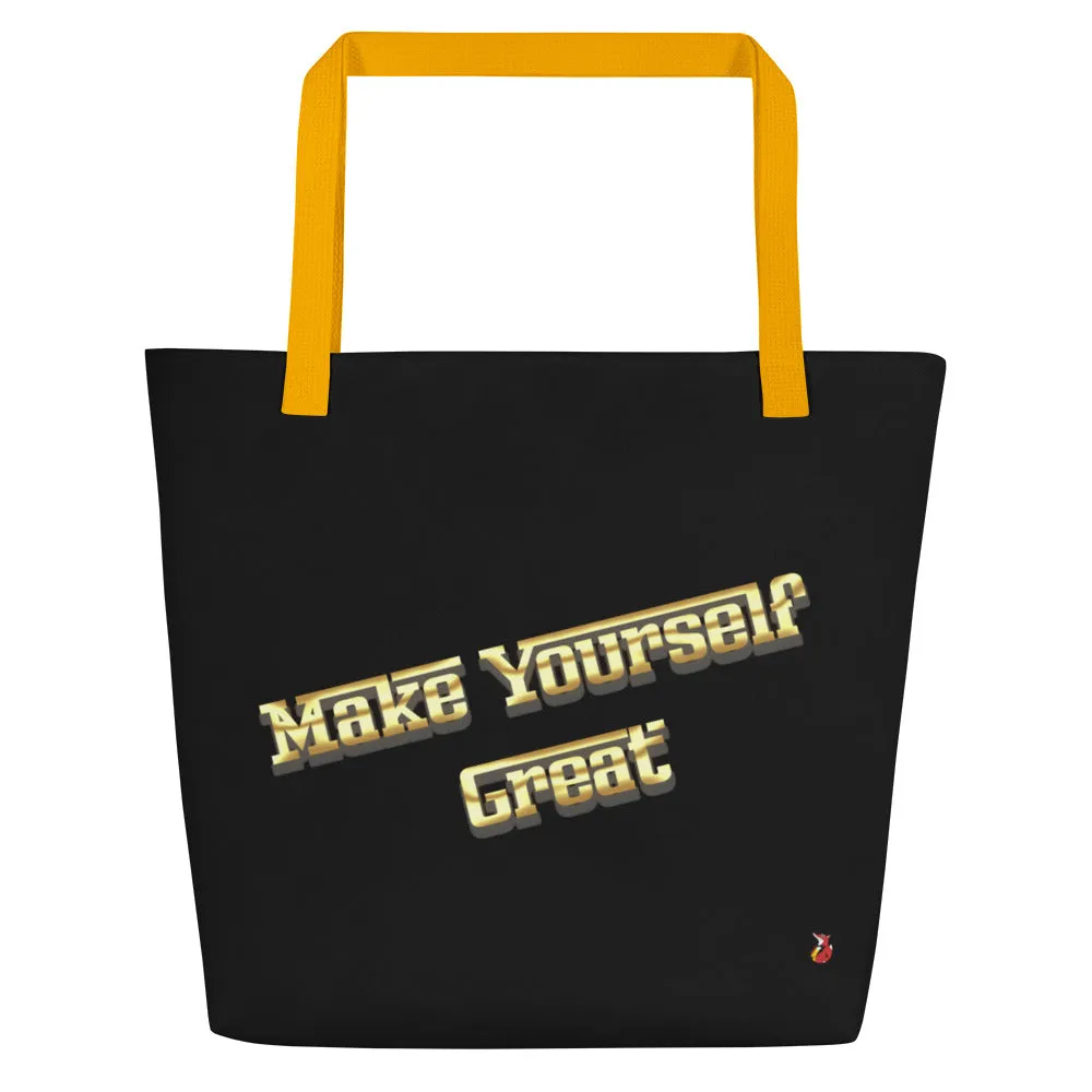 Snooty Fox Art Everyday Tote Bag - Make Yourself Great