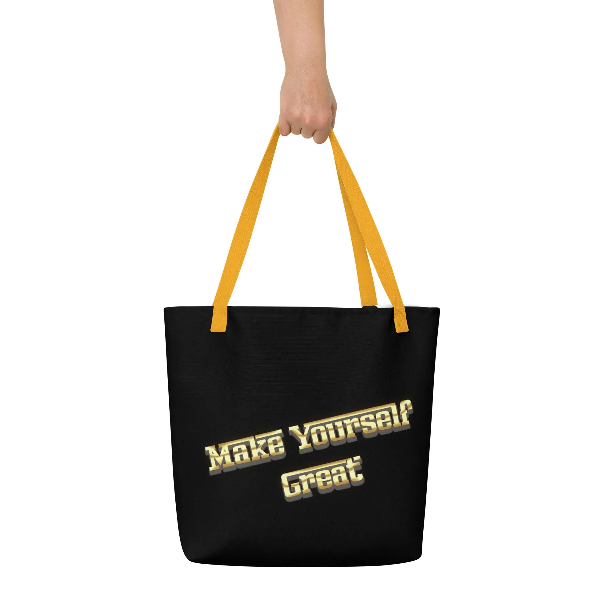 Snooty Fox Art Everyday Tote Bag - Make Yourself Great