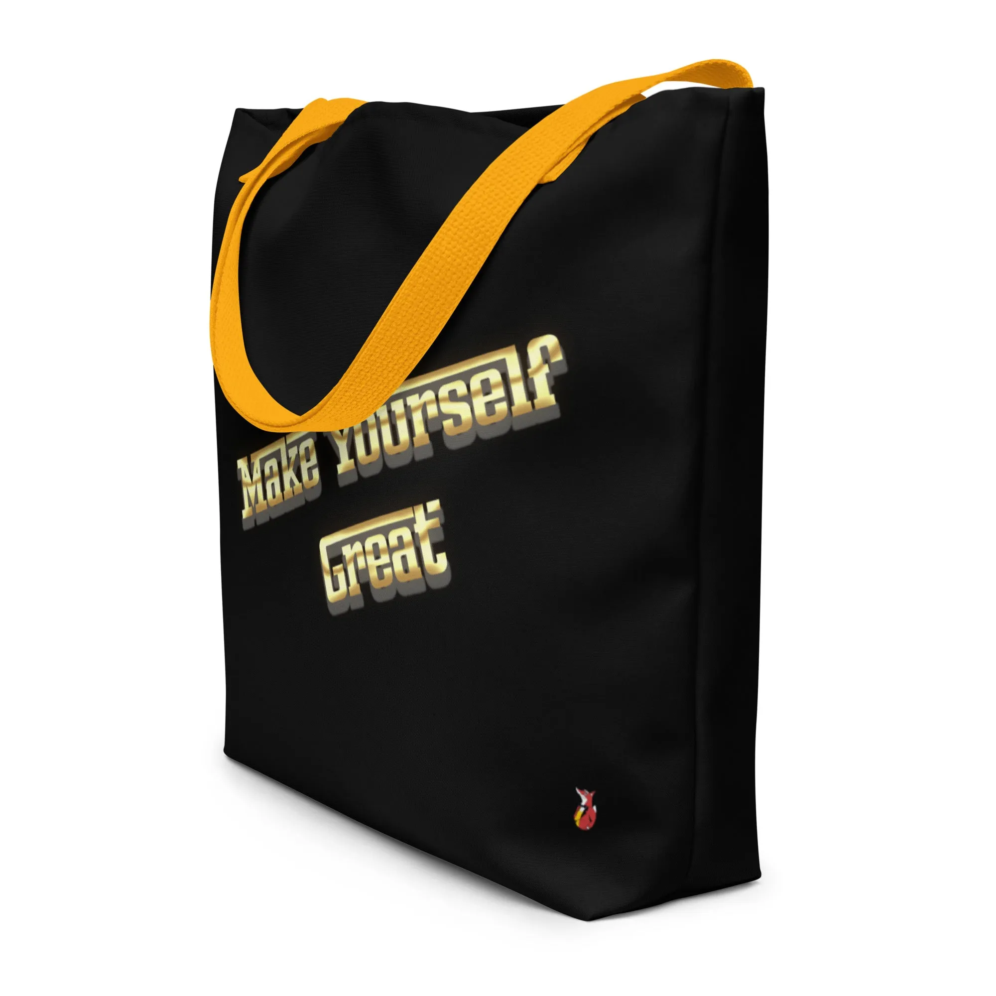 Snooty Fox Art Everyday Tote Bag - Make Yourself Great