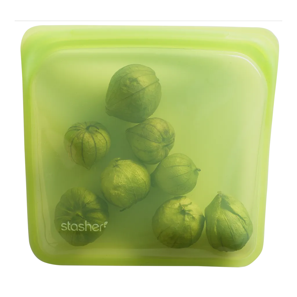 Stasher - Plastic-Free Sandwich Bag - Lime