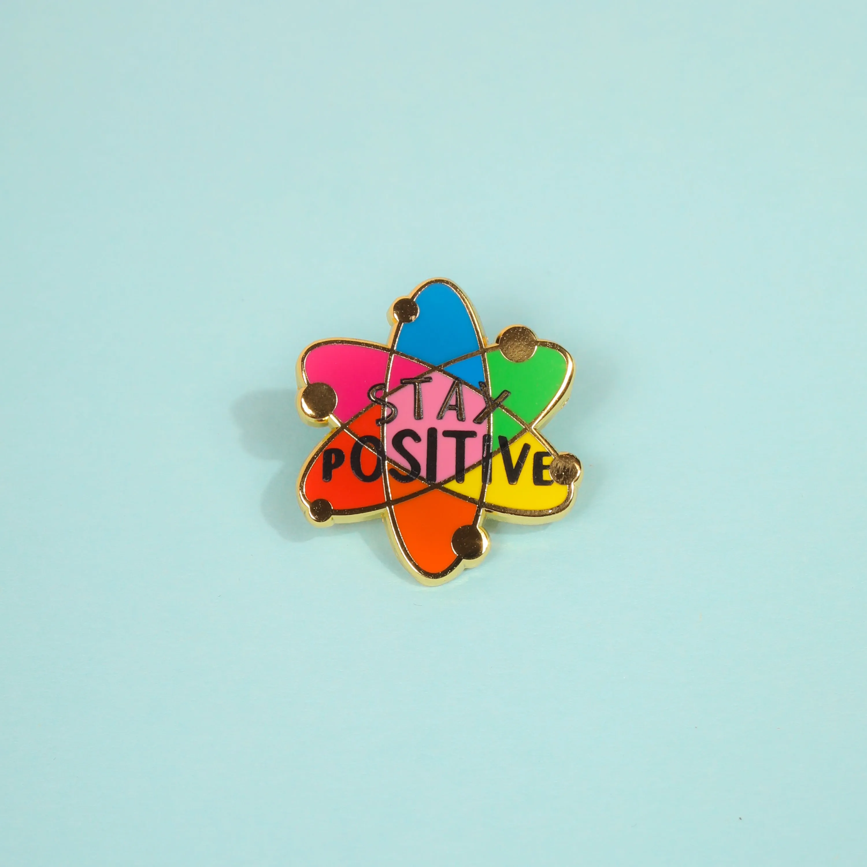 Stay Positive Enamel Pin