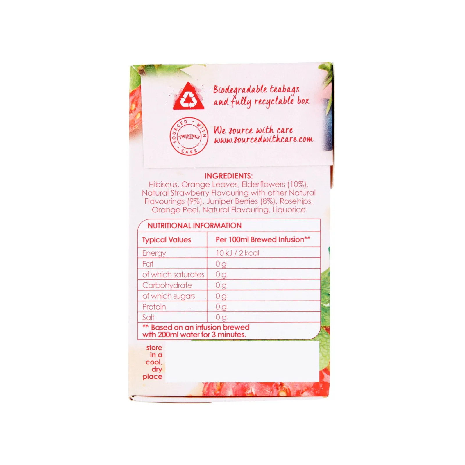 Strawberry & Elderflower - 20 Tea Bags