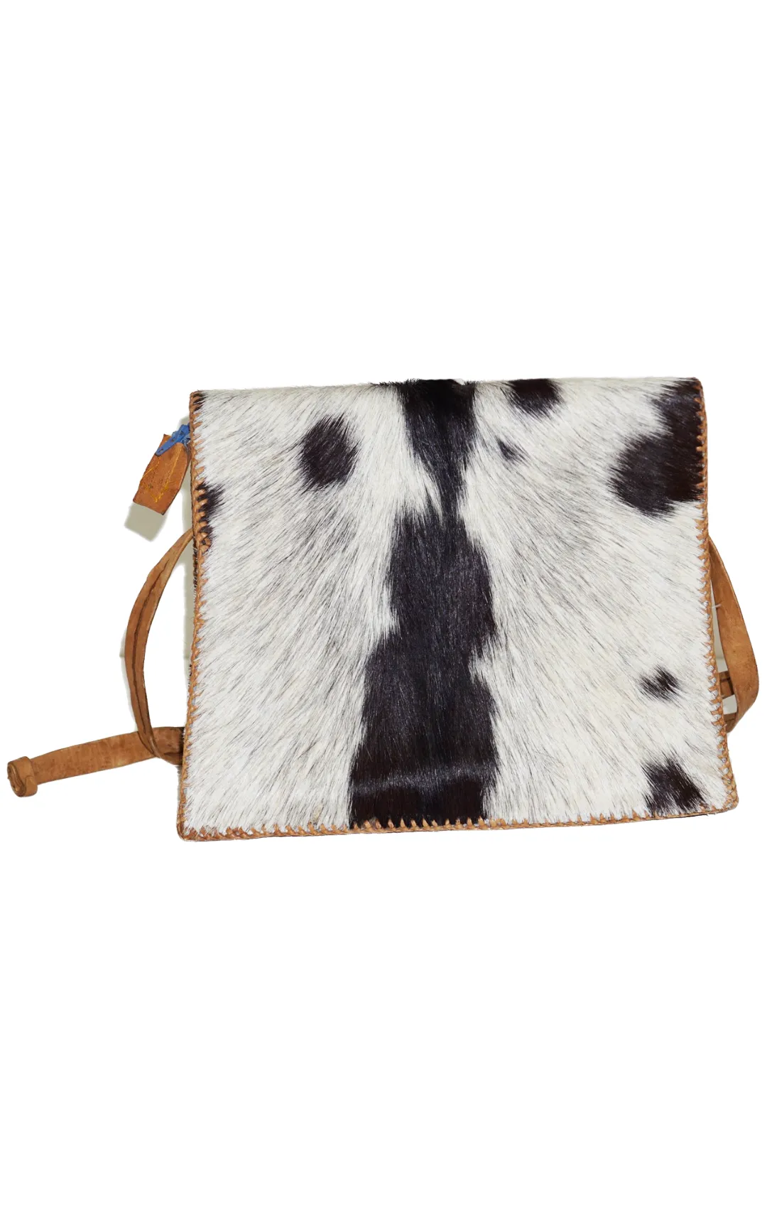 VINTAGE Custom Handmade Cowhide Fur Purse