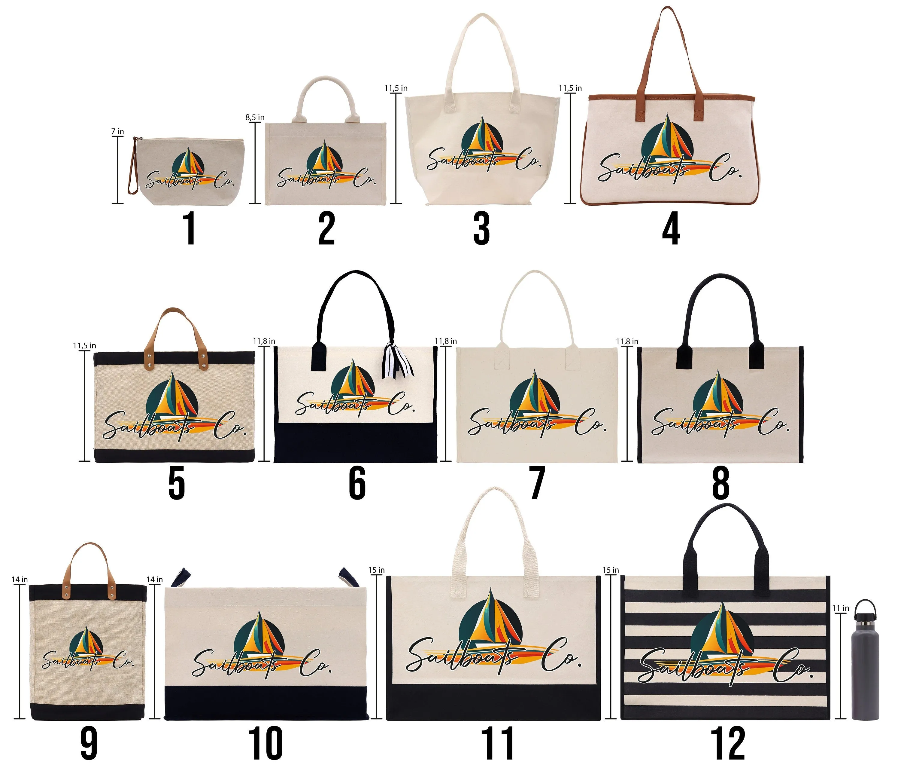 Wedding Custom Name Cotton Canvas Tote Bag Personalized Bridal Shower Gift Honeymoon Gift Customize Wedding Gift Bridesmaid Gift (PTB1014)
