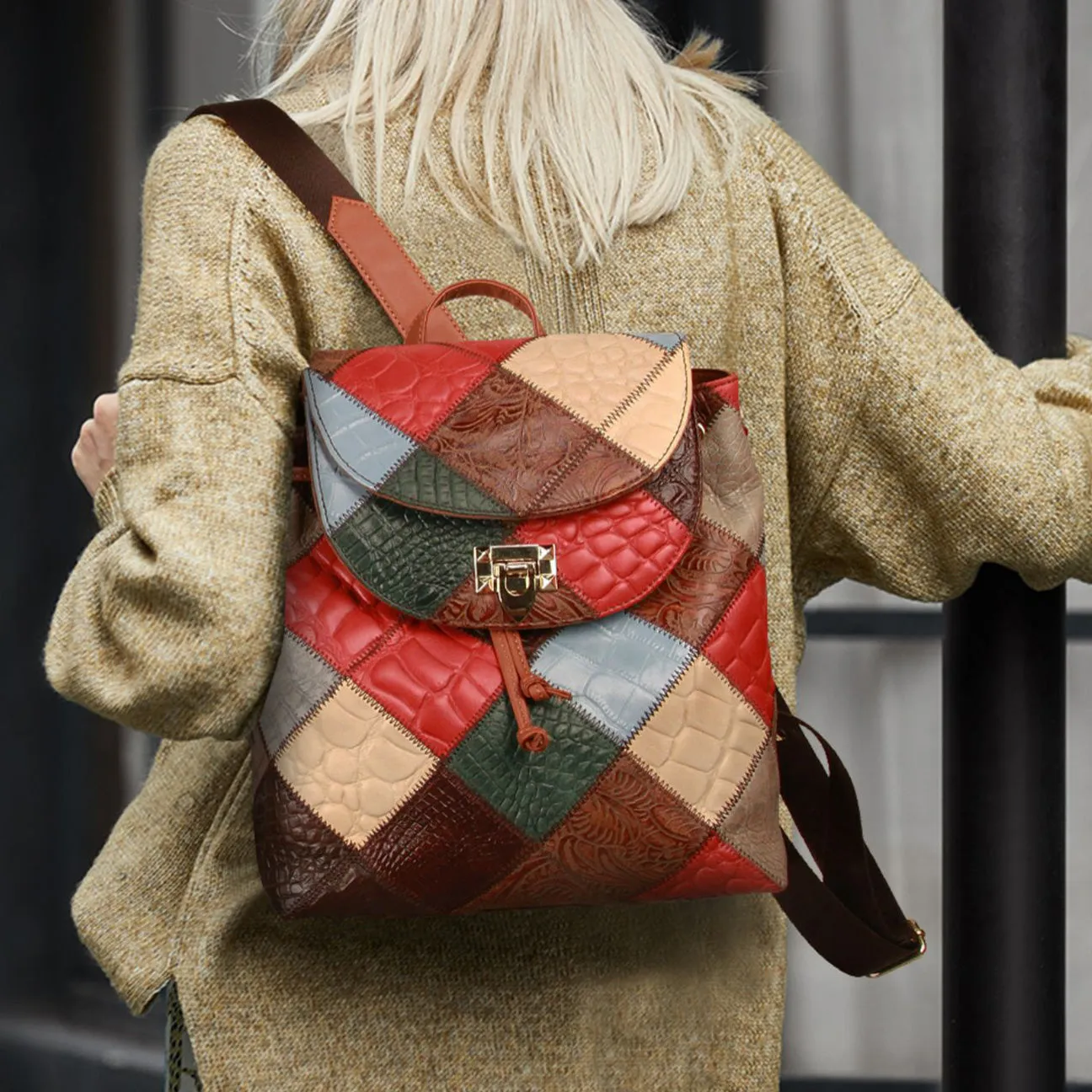 Women's Western Backpack Purses Boho Backpack Bags